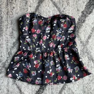 Floral American Eagle Top